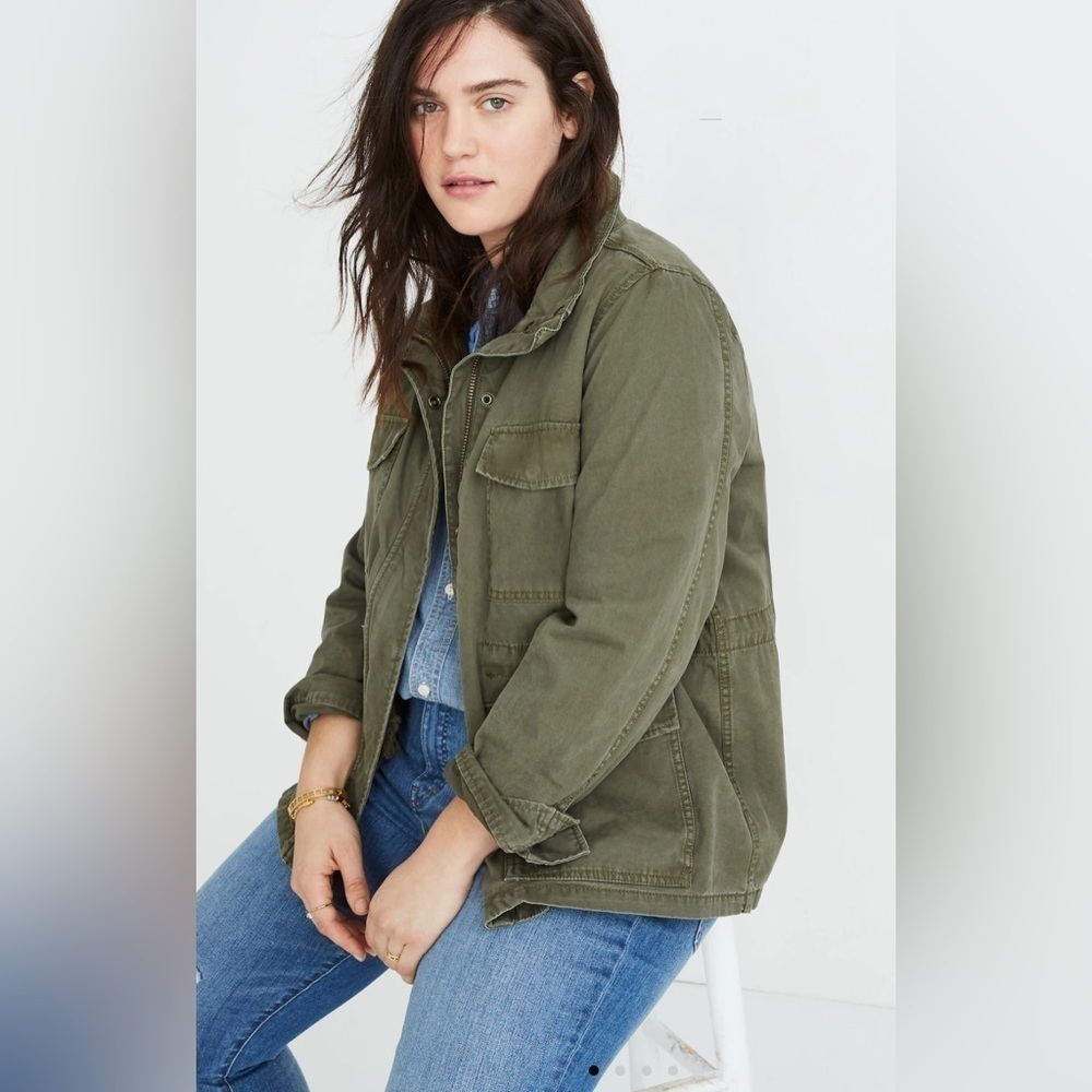 Madewell Foliage Green Surplus Jacket Utility Military Size XS - Picture 8 of 8